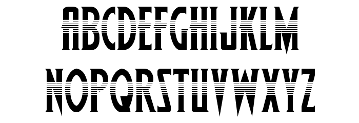 Wolf's Bane Halftone Font LOWERCASE