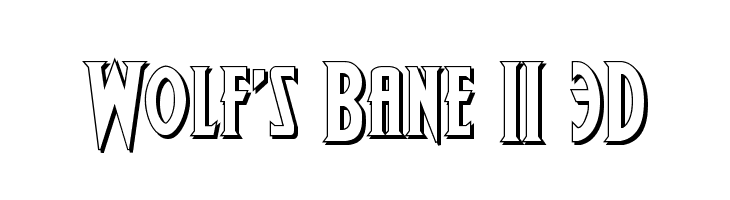Wolf's Bane II 3D Polices