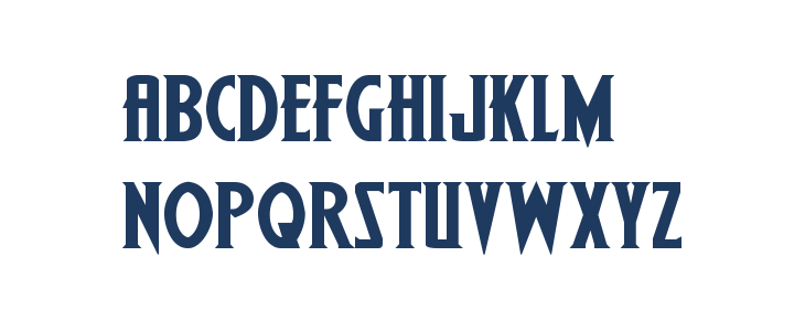 Wolf's Bane II Expanded Lowercase