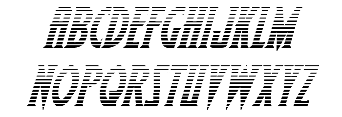 Wolf's Bane II Gradient Italic Fonte MINÚSCULAS