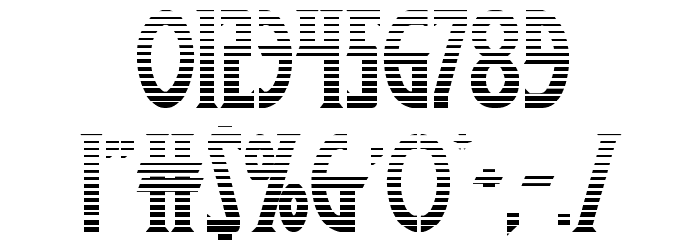 Wolf's Bane II Gradient Font OTHER CHARS