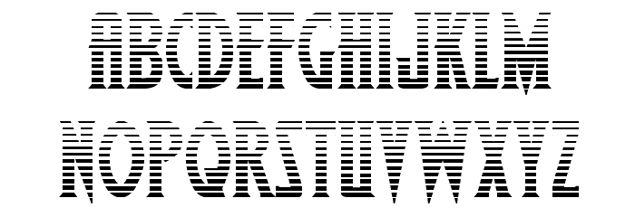 Wolf's Bane II Gradient Font LOWERCASE