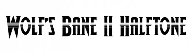 Wolf's Bane II Halftone 