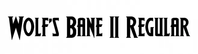 Wolf's Bane II Regular 