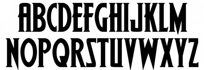 Wolf's Bane II Regular Font Litere mari