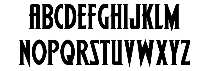 Wolf's Bane II Regular Font LOWERCASE