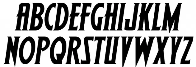 Wolf's Bane II Semi-Italic Шрифта ВЕРХНИЙ