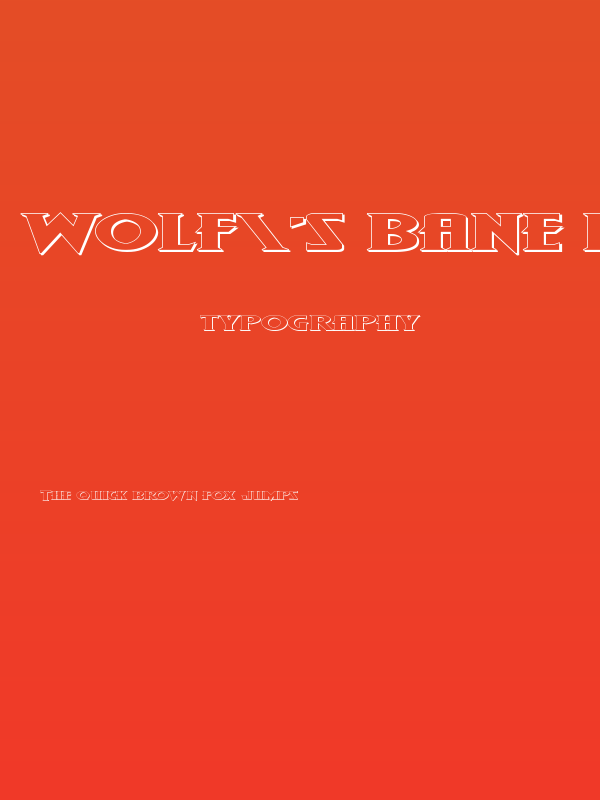 Wolf's Bane II Super-Expand 3D Poster