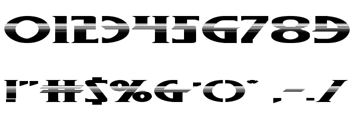 Wolf's Bane II Super-Expand Halftone Font OTHER CHARS