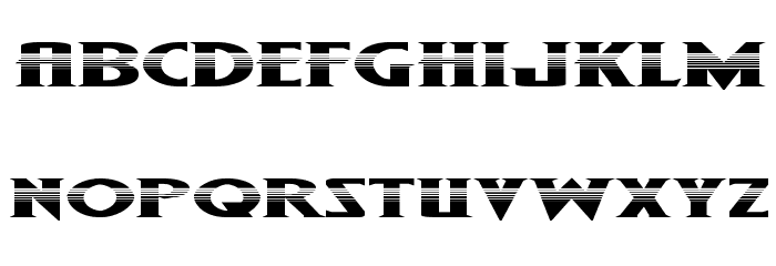 Wolf's Bane II Super-Expand Halftone Font LOWERCASE