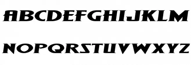 Wolf's Bane II Super-Expand Semi-Italic Шрифта строчной