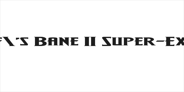 Wolf's Bane II Super-Expand Logo