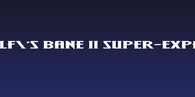 Wolf's Bane II Super-Expand Social Header