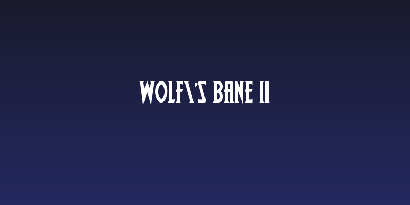 Wolf's Bane II Social Header