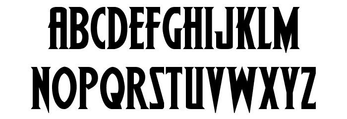 Wolf's Bane II Font LOWERCASE