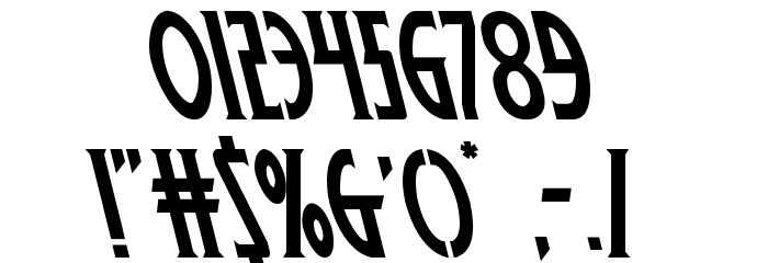 Wolf's Bane Leftalic Font OTHER CHARS