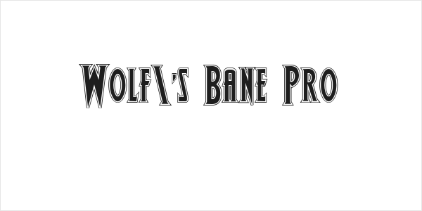 Wolf's Bane Pro Logo