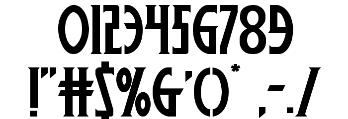 Wolf's Bane Regular Font OTHER CHARS