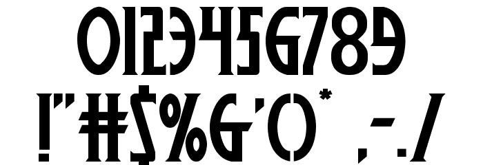 Wolf's Bane Regular Font OTHER CHARS