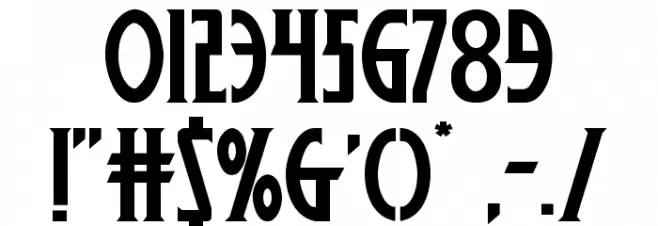Wolf's Bane Regular Font OTHER CHARS