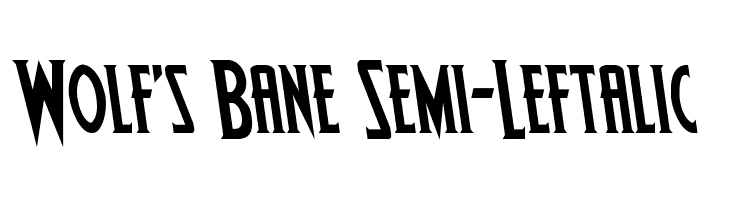 Wolf's Bane Semi-Leftalic  لخطوط تنزيل