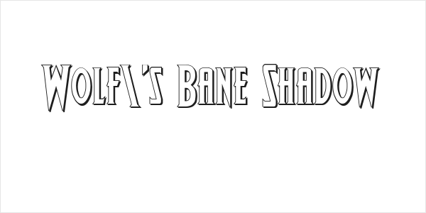 Wolf's Bane Shadow Logo