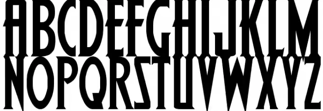 Wolf's Bane Font UPPERCASE