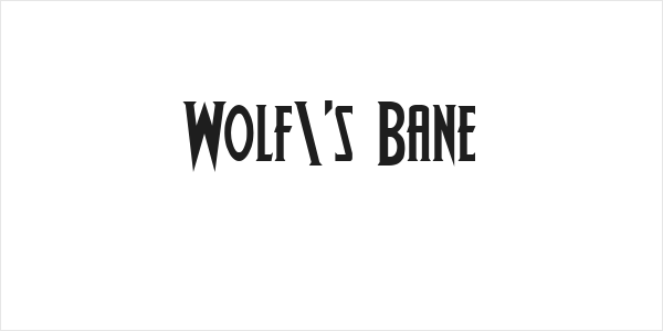Wolf's Bane Logo