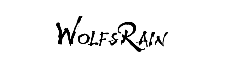 WolfsRain Font