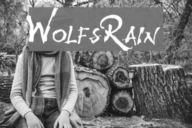 WolfsRain Font examples