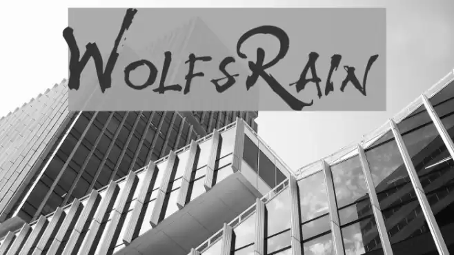 WolfsRain Font examples