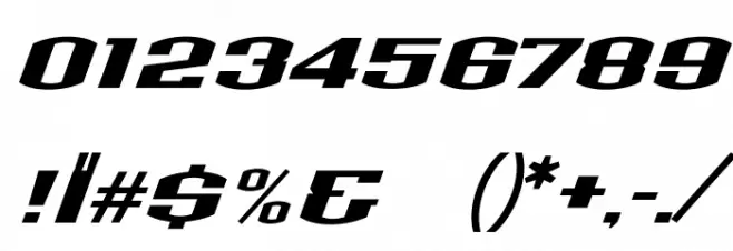 Wolfsburg-Regular Font OTHER CHARS