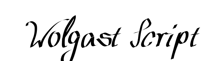 Wolgast Script  font caratteri gratis