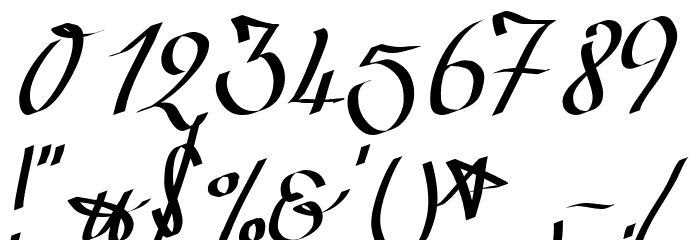 Wolgast Script Font OTHER CHARS
