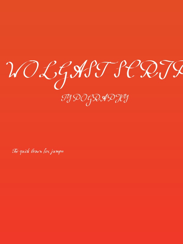 Wolgast Script Poster