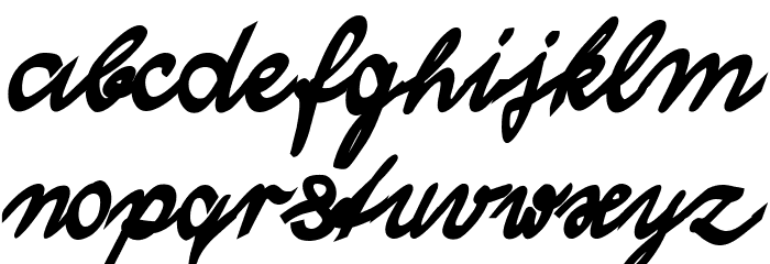 Wolgast Two Bold Font LOWERCASE