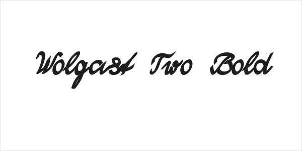 Wolgast Two Bold Logo