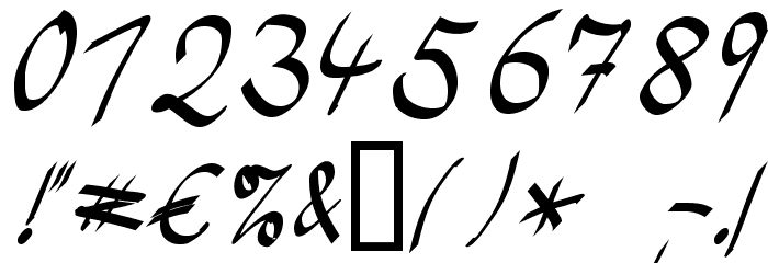 Wolgast Two Normal Font OTHER CHARS