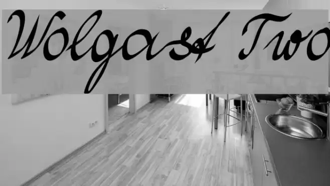 Wolgast Two Font examples