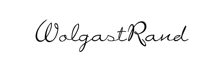 WolgastRand Font