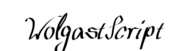WolgastScript  フリーフォントのダウンロード