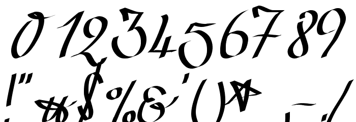 WolgastScript Font OTHER CHARS