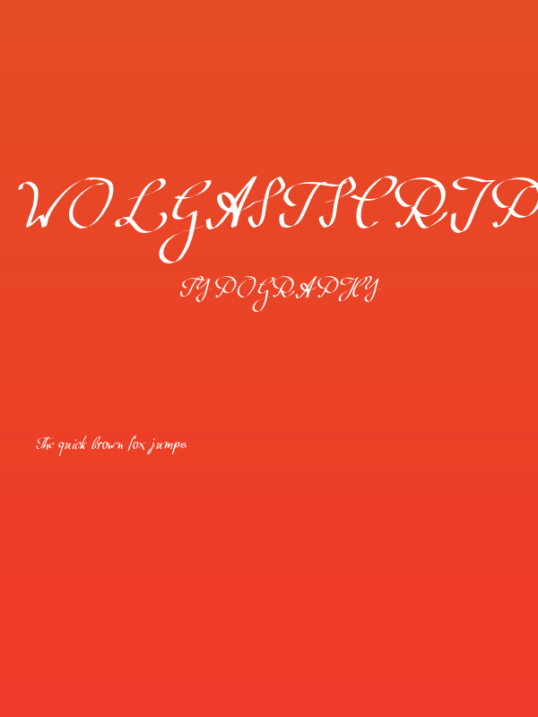 WolgastScript Poster