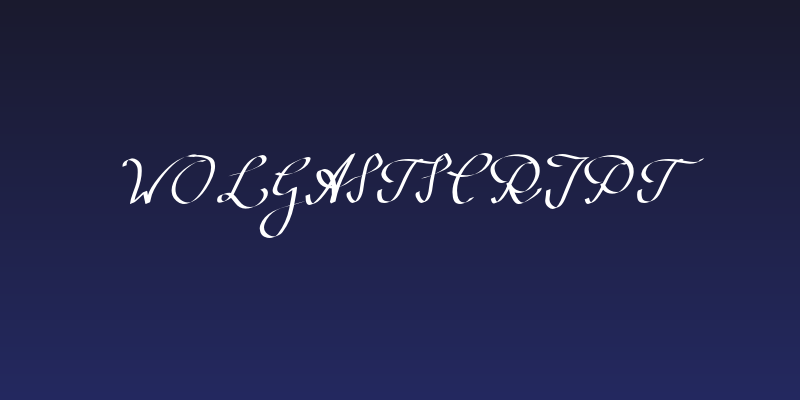 WolgastScript Social Header