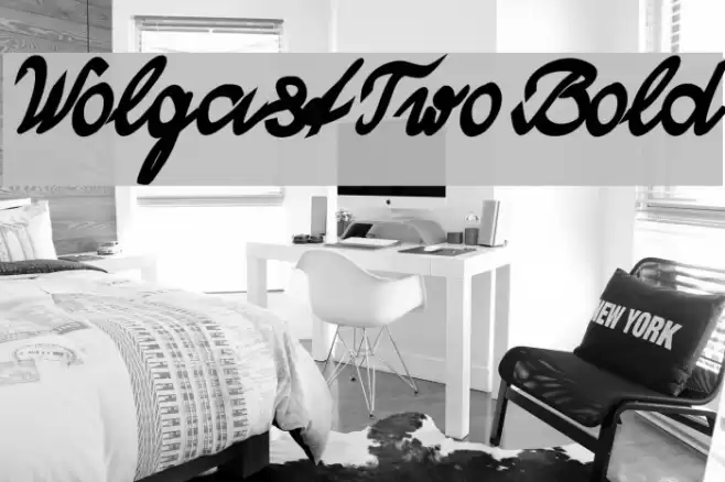 WolgastTwoBold Font examples