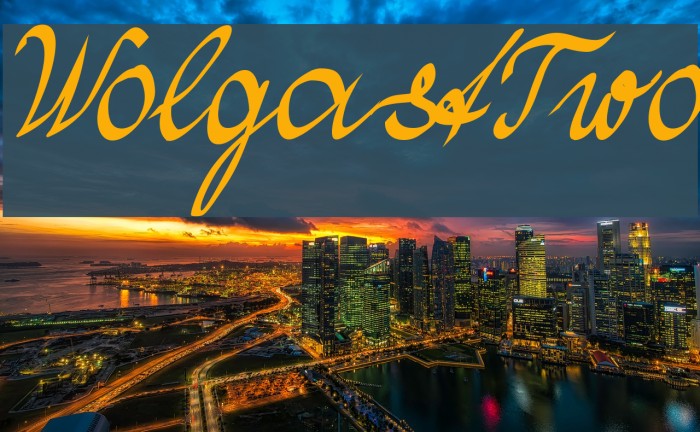 WolgastTwo Font examples