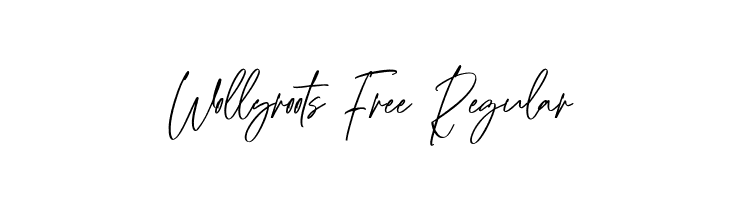 Wollyroots Free Regular  免费字体下载