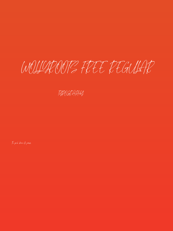 Wollyroots Free Regular Poster