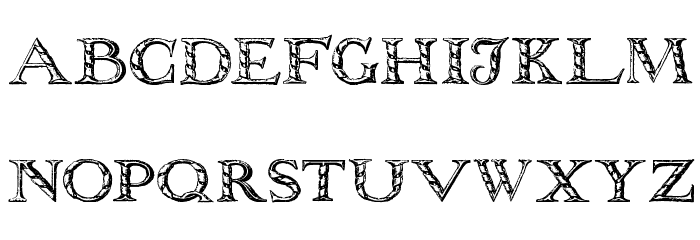 WolnoughCapitals Font LOWERCASE
