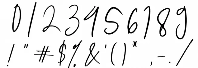 Wolussy Beauty Font OTHER CHARS